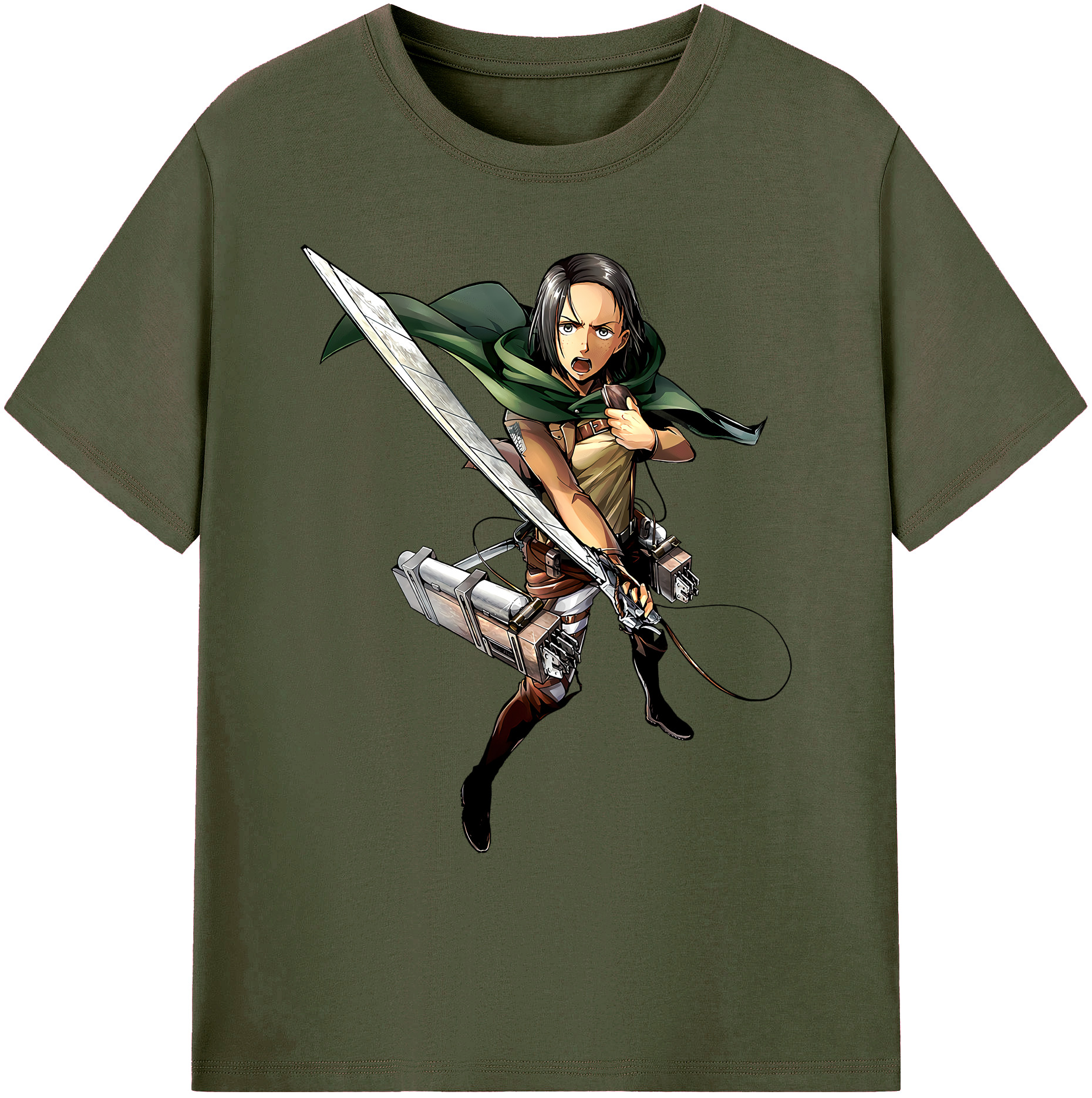 （画像用） 進撃の巨人 Attack on Titan 綿100％ メンズ半袖Tシャツ｜肌触りやわらか＆通気性